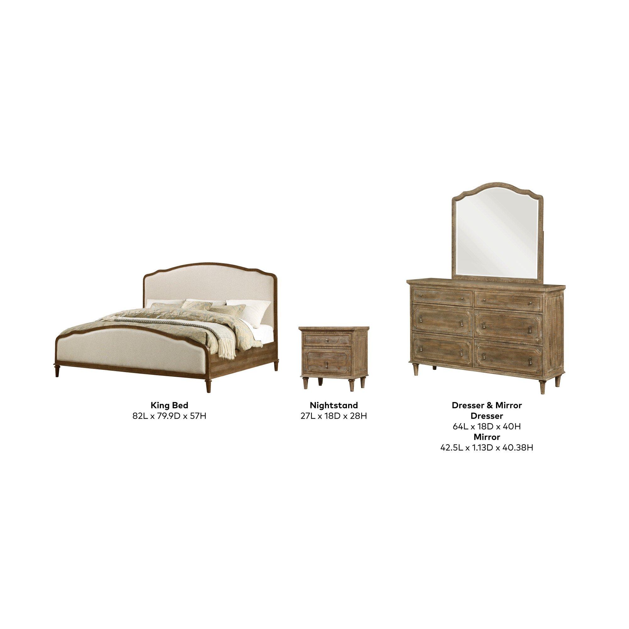 Rent to Own Emerald Home Furnishings 6 Piece Interlude King Bedroom Set at Aaron's today!